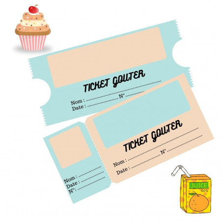 Ticket Repas stage vacance