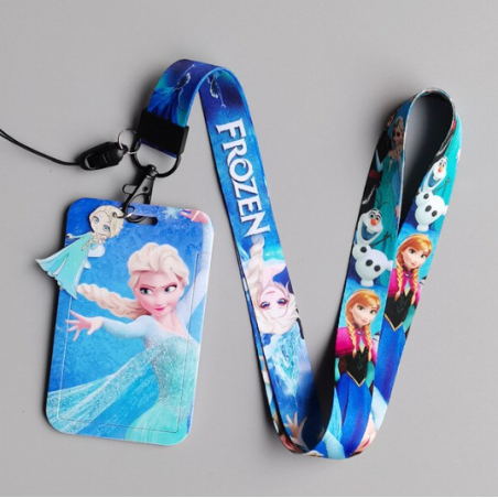 Porte badge Tour de cou Disney Reine des Neiges - Esla