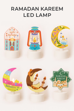 6 Mini Lampes LED Ramadhan...