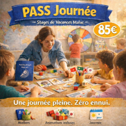 Pass Journée (Stages Vacances)