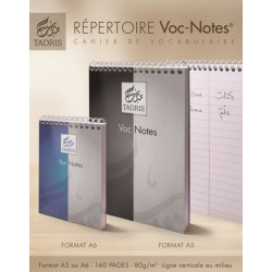 Voc-notes A6 160 pages