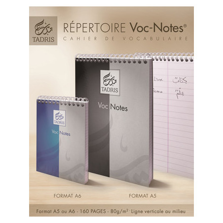 Voc-notes A6 160 pages