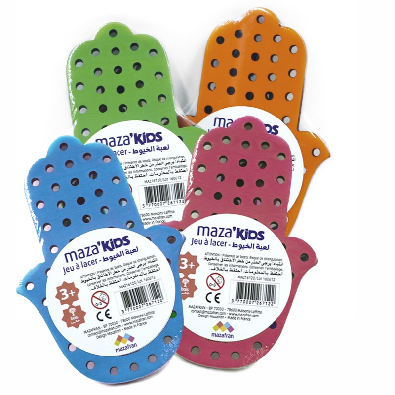 Jeu de laçage Main / Khamsa Montessori