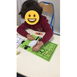 Fiche PDF Lettres arabes pour 3-4ans (lettres isolées)