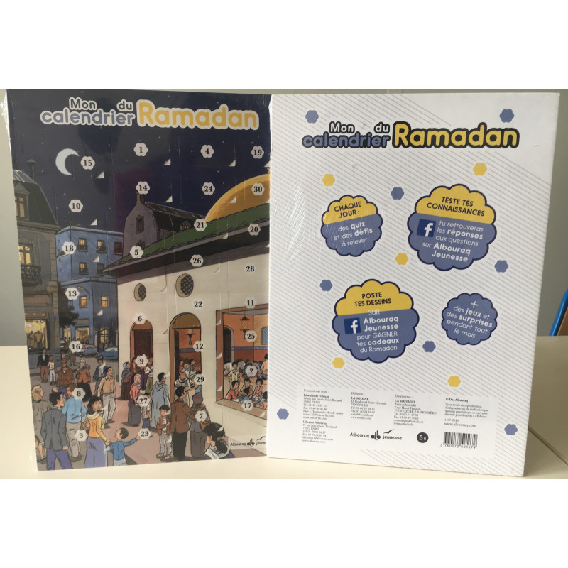 Calendrier  du ramadan  spéciale Quizz