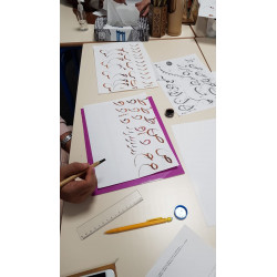 Encre couleur marron café 60ml