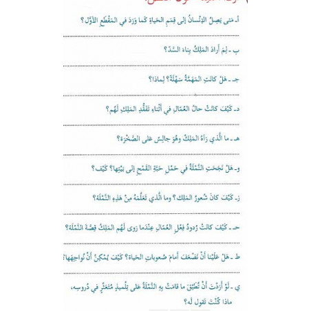 La tâche difficile Histoire et Exercice الـمـهـمـة الـصـعـبـة