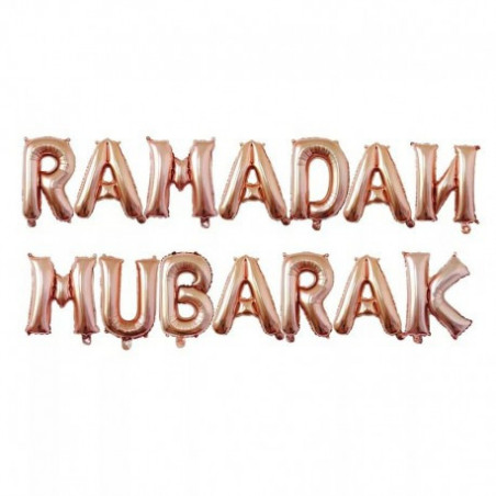 Décoration mot EID MUBARAK en ballon