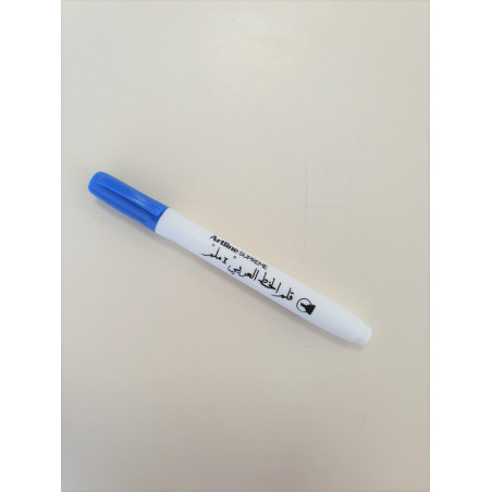 Feutre de calligraphie bleu 1mm