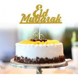 Décoration gâteau "Eid Mubarak"